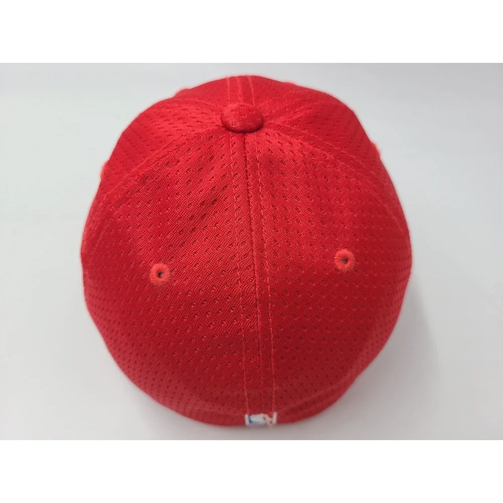 Houston Rockets‎ Adidas Flex Fitted S-M Hat Cap Dad Men Women NBA Basketball Red